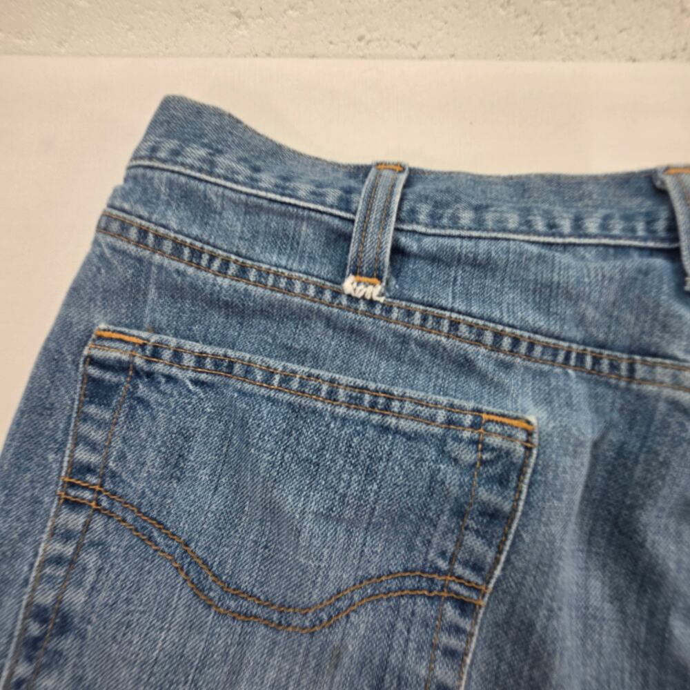 Carhartt Relaxed Fit Jeans Mens 38x30 Light Wash Distressed Workwear Denim Pants - Picture 13 of 14